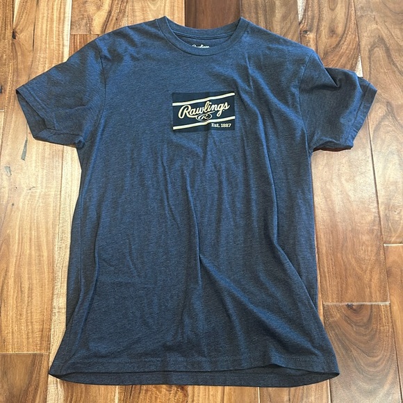 Men’s Rawlings Baseball T-Shirt - Picture 1 of 8
